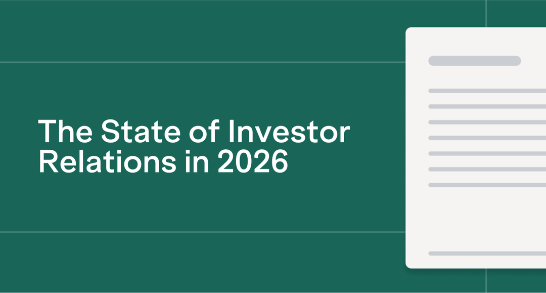 The State of IR in 2026