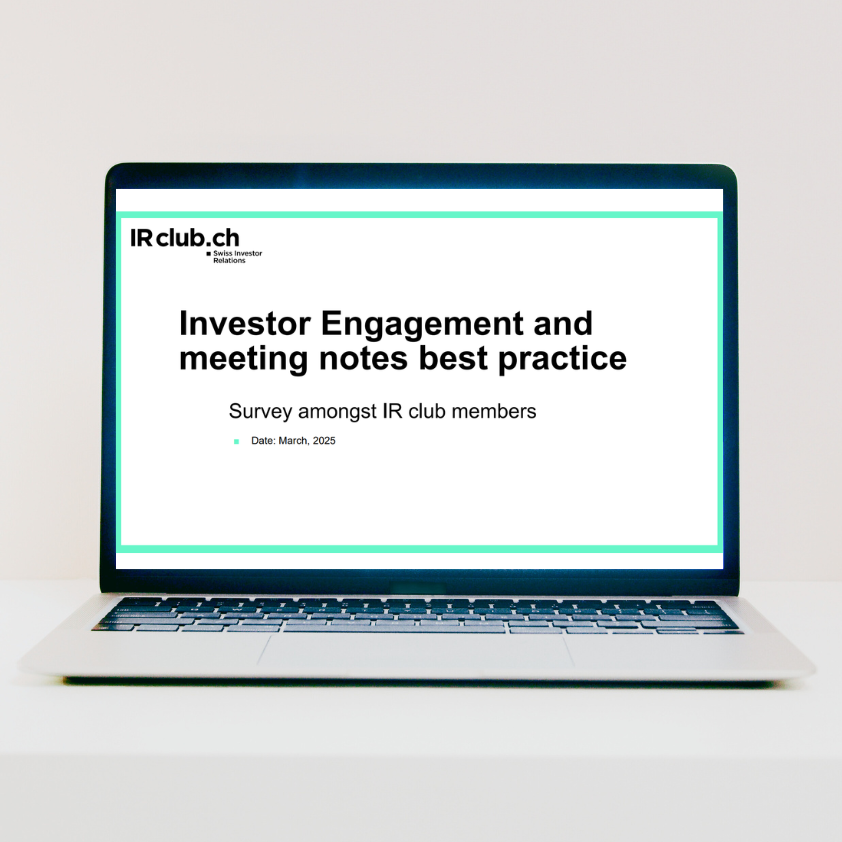Results member survey: Investor Engagement and meeting notes best practice